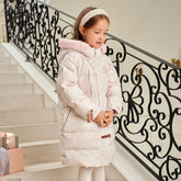 Girls Thick Down Parka – Waterproof Warm Hooded Coat